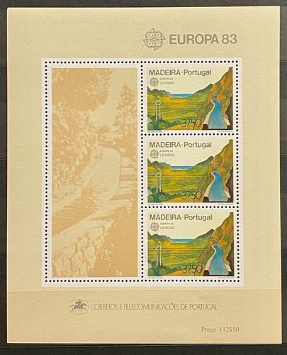 Portugal - Hoja Filatélica - Europa 83 O018