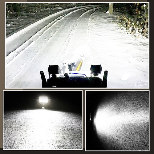 Imagen 4 de 9 de X2 Exploradoras Led 2en1 Flood + Spot Cree Original 12000lm
