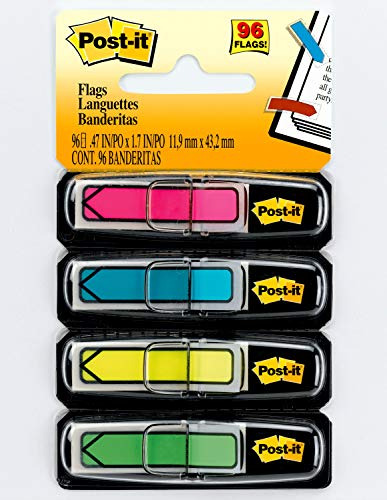 Marcadores Post-it Flecha, Colores Brillantes, 47  X 24 Und.