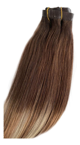Extensiones De Pelo Con Clip, De Color Marrón Medio A Marrón