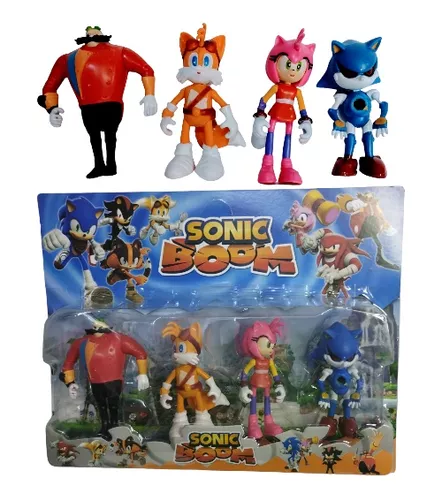 Sonic Kit Com 12 Peças Brinquedos Pvc 5cm Infantil Coleção