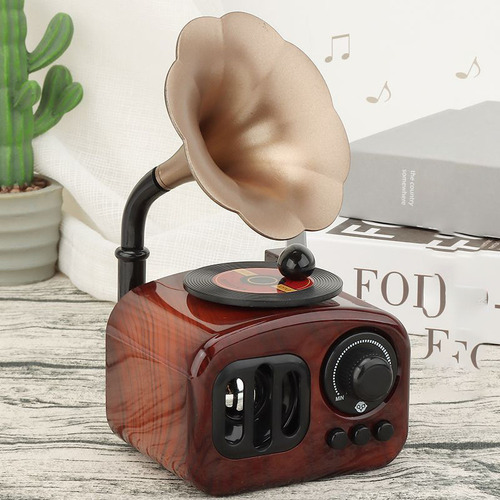 Vinil De Som Estéreo Com Toca-discos Clássico Retro Gramopho