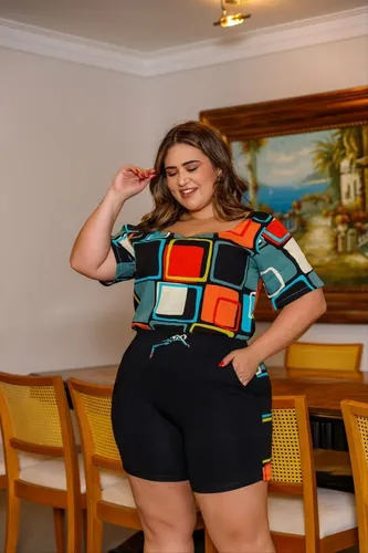 Conjunto plus sales size feminino