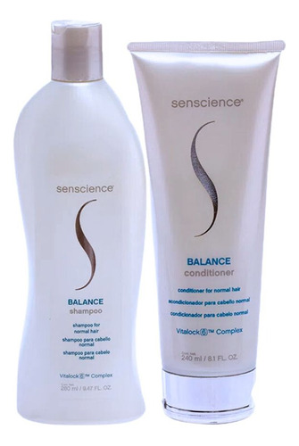 Kit Shampoo 280ml + Condicionador 240ml Balance Senscience