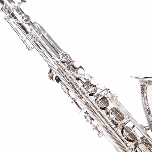Saxofon Tenor Mendini Plateado Con Accesorios