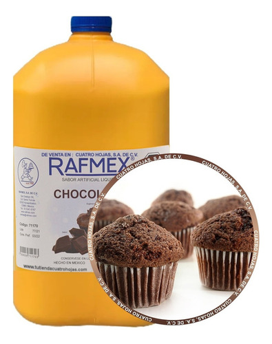 Saborizante Chocolate Rafmex Galon 4 Lts