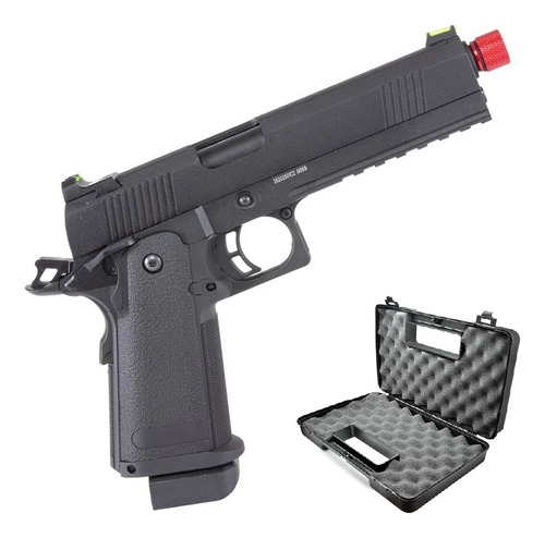 Airsoft Pistola 1911 Hi Capa 5.1 Black Devil Blowback Rossi 