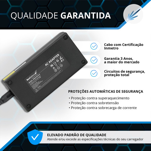 Fonte Carregador Para Notebook Dell G5-5590-m40 - 150w