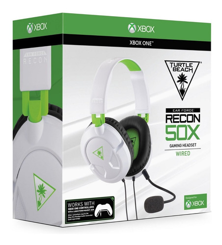 Diadema Headset Turtle Beach Recon 50x 3.5mm Blanco