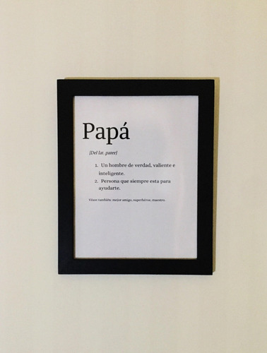 (20 Pzs) Cuadro Día Del Padre (papá)