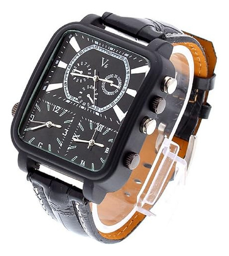 V6   Reloj Deportivo Rectangular Para Hombre