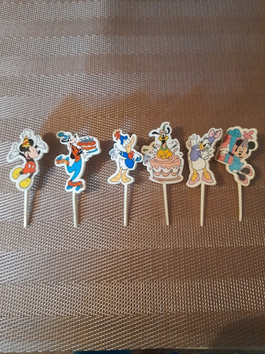 Porta Velas Para Tortas Infantiles (6 Unid.)