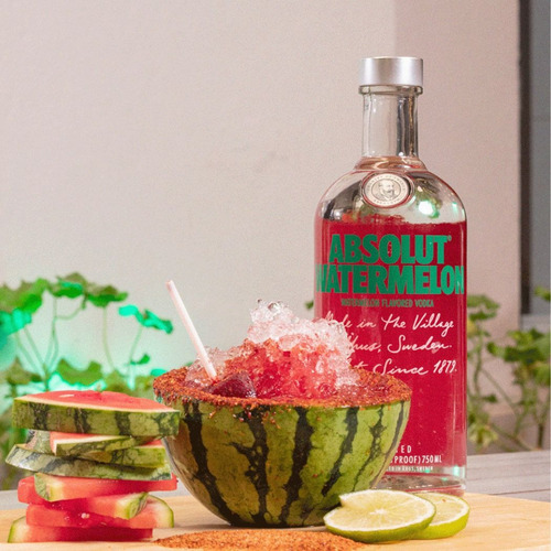Caja De 12 Vodka Asolut Watermelon 750