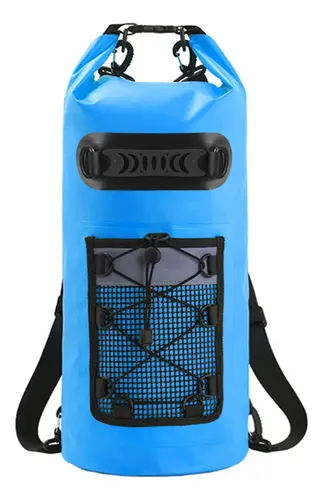 Borsa Impermeabile Earth Pak 40L - Per Sport Acquatici, Kayak, Campeggio, Con Tasca Frontale, Gialla - copertina