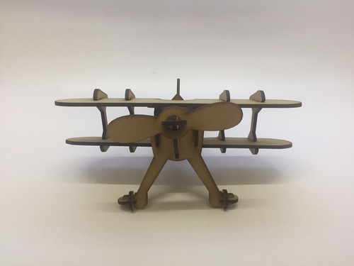 Imagen 3 de 7 de 15 Aviones De Madera Souvenirs Infantiles De Fibrofacil