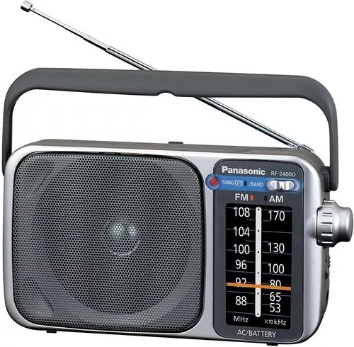 Radio Panasonic Pila Y Corriente Am-fm Casahogar