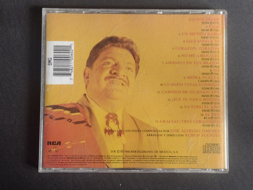 José Alfredo Jiménez 15 Exitos Con El Mariachi Vargas (Usado)