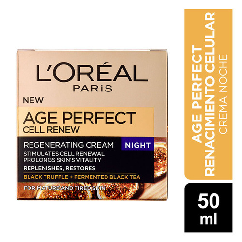 Crema Noche Anti-arrugas Age Perfect Renac. Celular 50ml