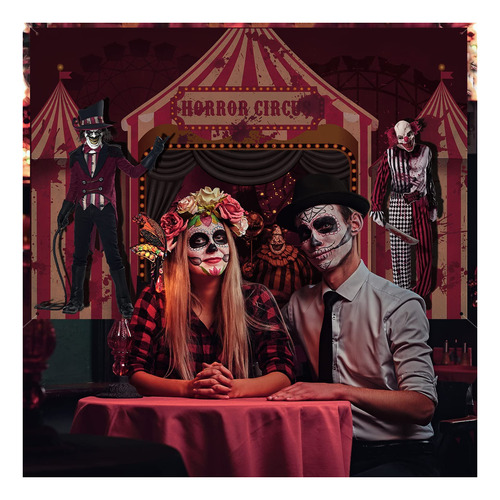 Juyrle Evil Circus Telón De Fondo  Horror Circus Theme Scar