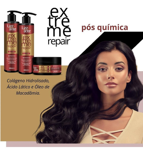 Shampoo Pos Quimica Limpeza Reconstrucao Profunda 300ml