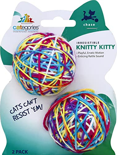 Categorías Knitty Kitty Paquete De 2 - Juguete Para Gatos C