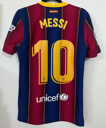 Última Camiseta De Messi Fc Barcelona 2021 Versión Jugador
