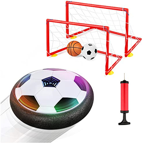 Growsland Boy Toys Hover Soccer Ball Con 2 Objetivos, Indoor
