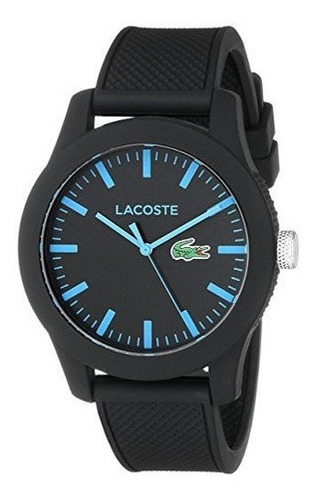 Lacoste Men's 2010791 Lacoste.12.12 Reloj Negro Con Banda