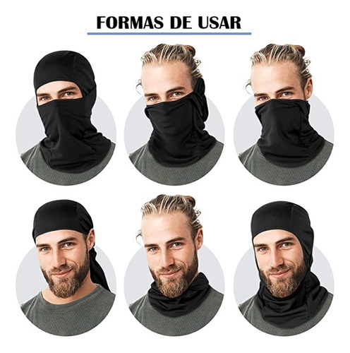 Evd-x Balaclava 4 Pack Full - Pasamontañas Militar Táctico Bandana Espartano 101