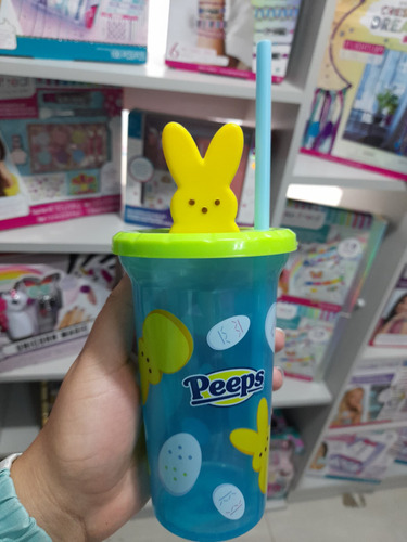 Vaso Con Pitillo De Pascua