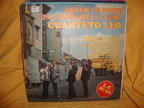 Vinilo Cuarteto Leo Quien Le Pone El Cascabel Llll Lp 29 C2