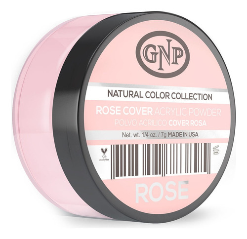 Polvo Acrílico Cover Gnp Rose 7gr. Color Rosa Pálido
