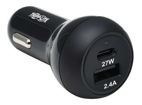 Cargador Para Auto Dos Puertos Usb Y Tipo C Con Carga Pd 39w