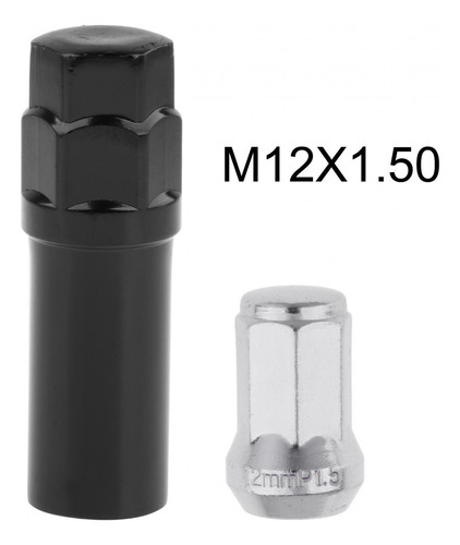 20 Piezas Tuercas De Rueda M12 Con Piezas De Plata M12x1.5