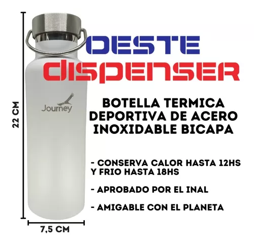 Botella Térmica Deportiva 500 Ml Acero Inoxidable Journey