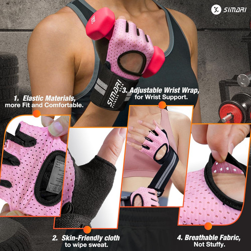 Guantes Acolchados Transpirables Para Entrenamiento