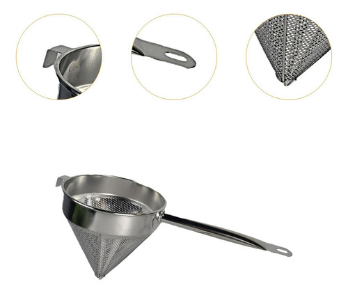 Colador De Caldo, Colador De Malla, Separador Cónico De 8