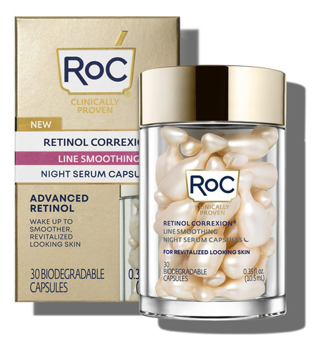 Roc Capsulas Nocturnas Serum Retinol Correxion Arrugas X30