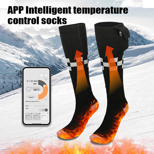 Calcetines Warm Heating Power App - Batería Recargable Con C
