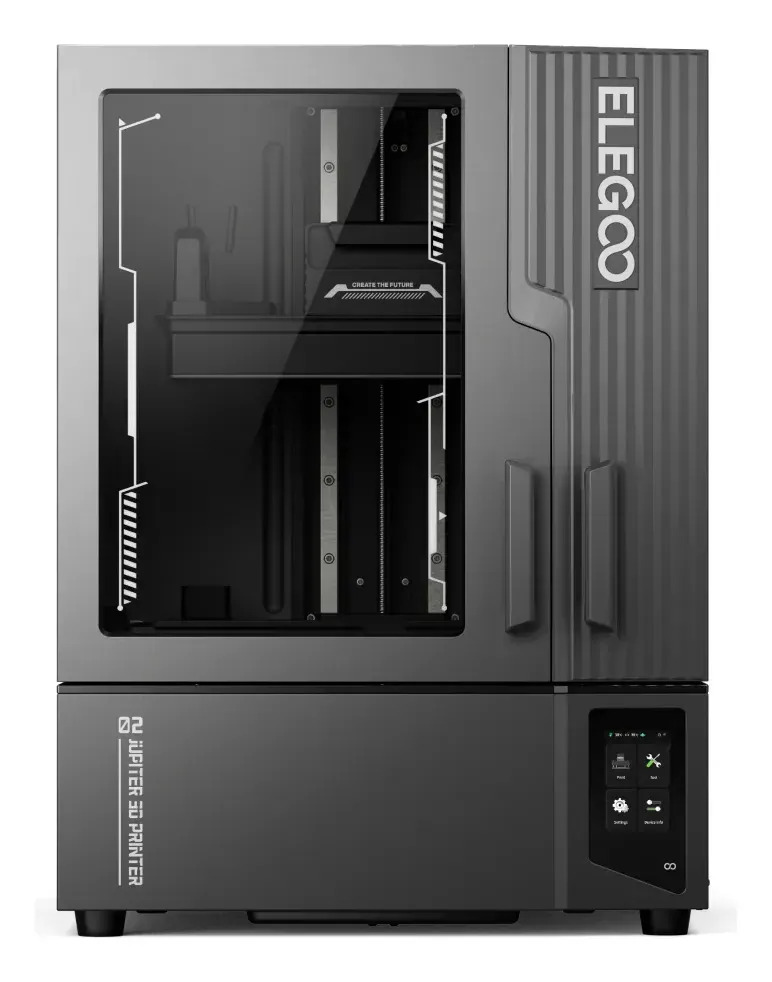 Impressora 3D de grande formato Jupiter 2 Elegoo 30x16x30mm cinza escuro Cinza-escuro