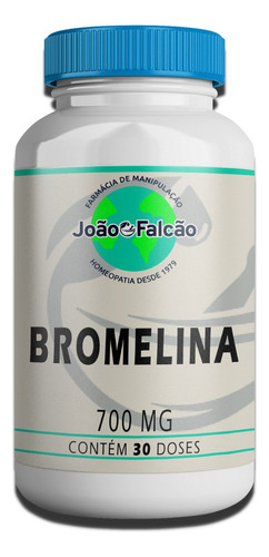 Bromelina 700mg - 30 Doses Sabor Natural