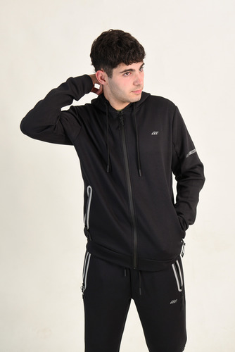 Campera Hombre Deportiva Dufour Campera Acetato Reflex