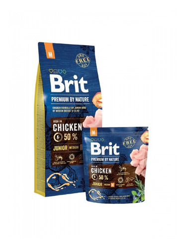 Brit Premium Junior M 15kg Con Envío Gratis