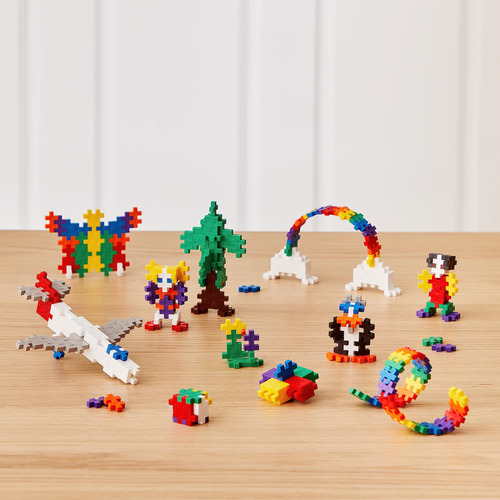 Tubo De Juego Abierto 70 Piezas Colores Básicos Construcción Color