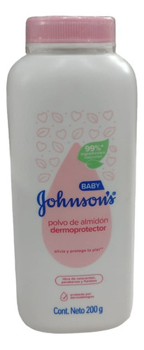 Polvo De Almidon Dermoprotector Johnson's Baby Por 200 G