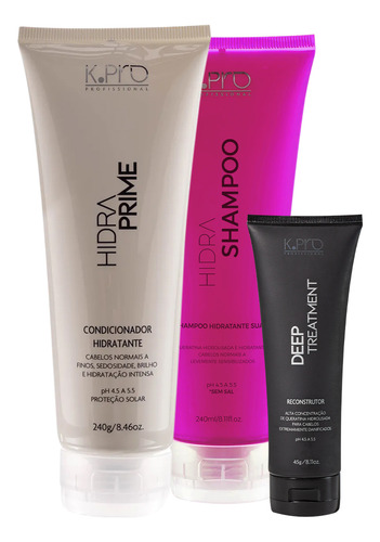 Kit K.pro Professional Hidra Duo E Tratamento (3 Produtos)