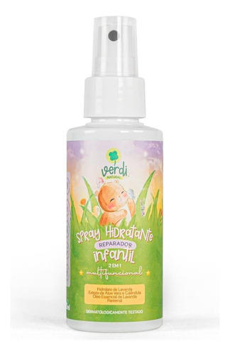 Spray Hidratante Reparador Infantil Vegano Verdi Natural