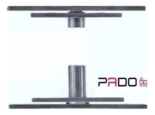 Dobradiça Pino Pivotante Aço Inox Portas 350 Kg Pado