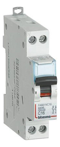 Interruptor Automatico Bticino Certificado 1x16a Din 6ka Color Blanco