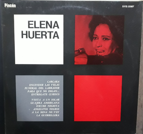 Elena Huerta, Cantante Cubana - Disco De Vinilo